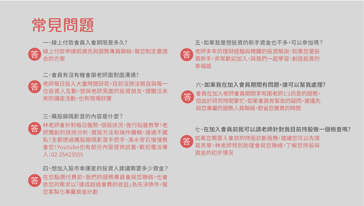 常見問題