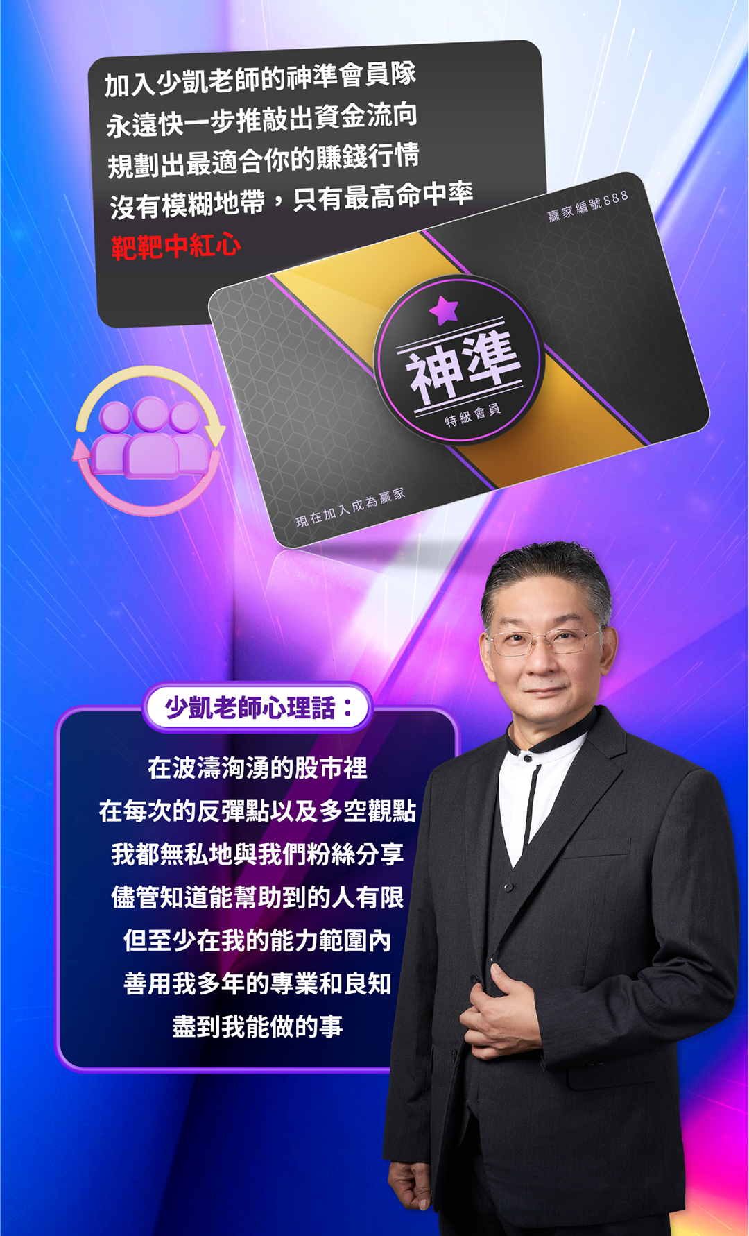 加入楊少凱老師會員